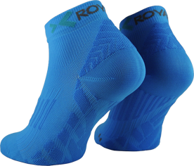 Royal Bay Sportovní ponožky LOW-CUT - neonově modré, velikost 39-41