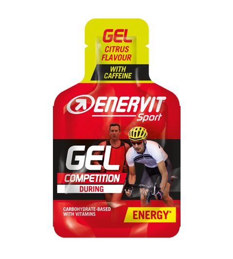 Levně ENERVIT Gel s kofeinem citrus 25 ml