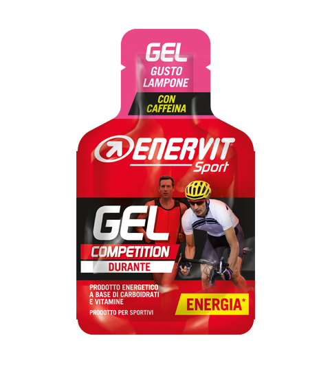 Levně ENERVIT Gel s kofeinem malina 25 ml