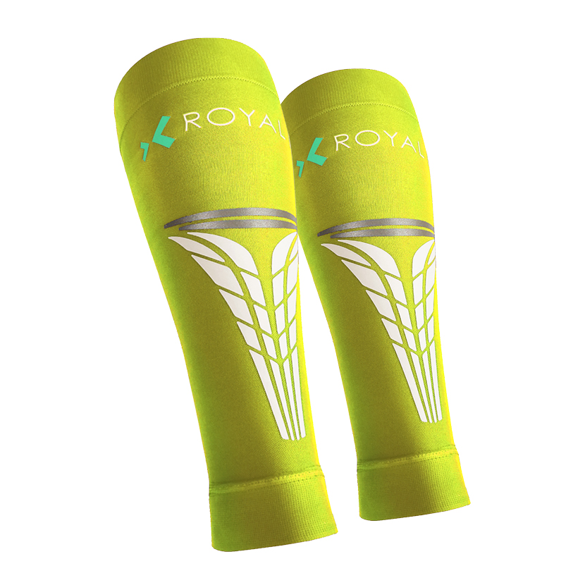 ROYAL BAY Extreme - Kompresní lýtkové návleky - Limetka/XL
