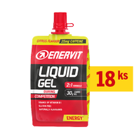 ENERVIT Liquid Gel Competition s kofeinem - krabička 18 ks