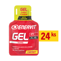 ENERVIT Gel s kofeinem - krabička 24 ks