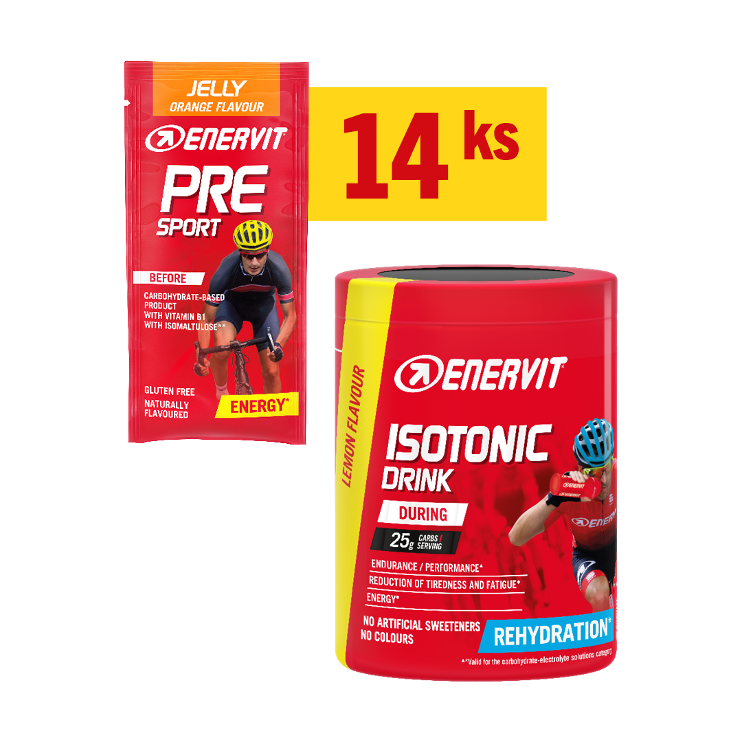 ENERVIT výživový balíček na tréninky 30-60 minut (14x)