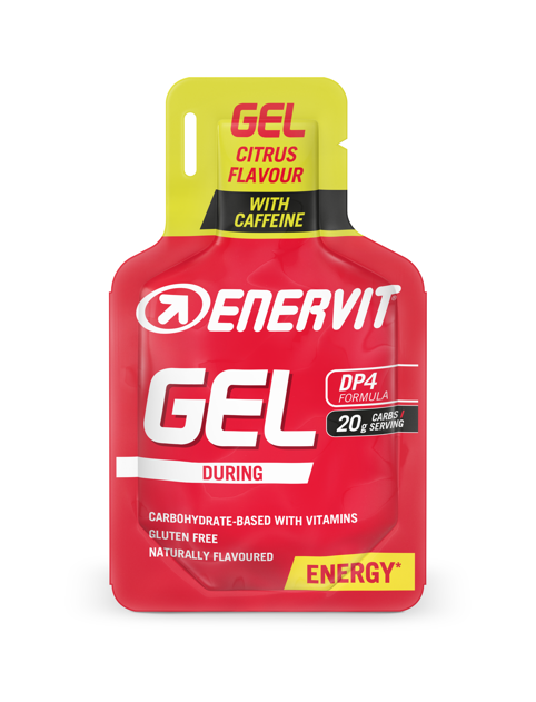Levně ENERVIT Gel s kofeinem citrus 25 ml