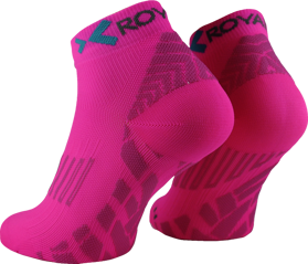 Royal Bay Sportovní ponožky LOW-CUT - neonově růžové, velikost 36-38